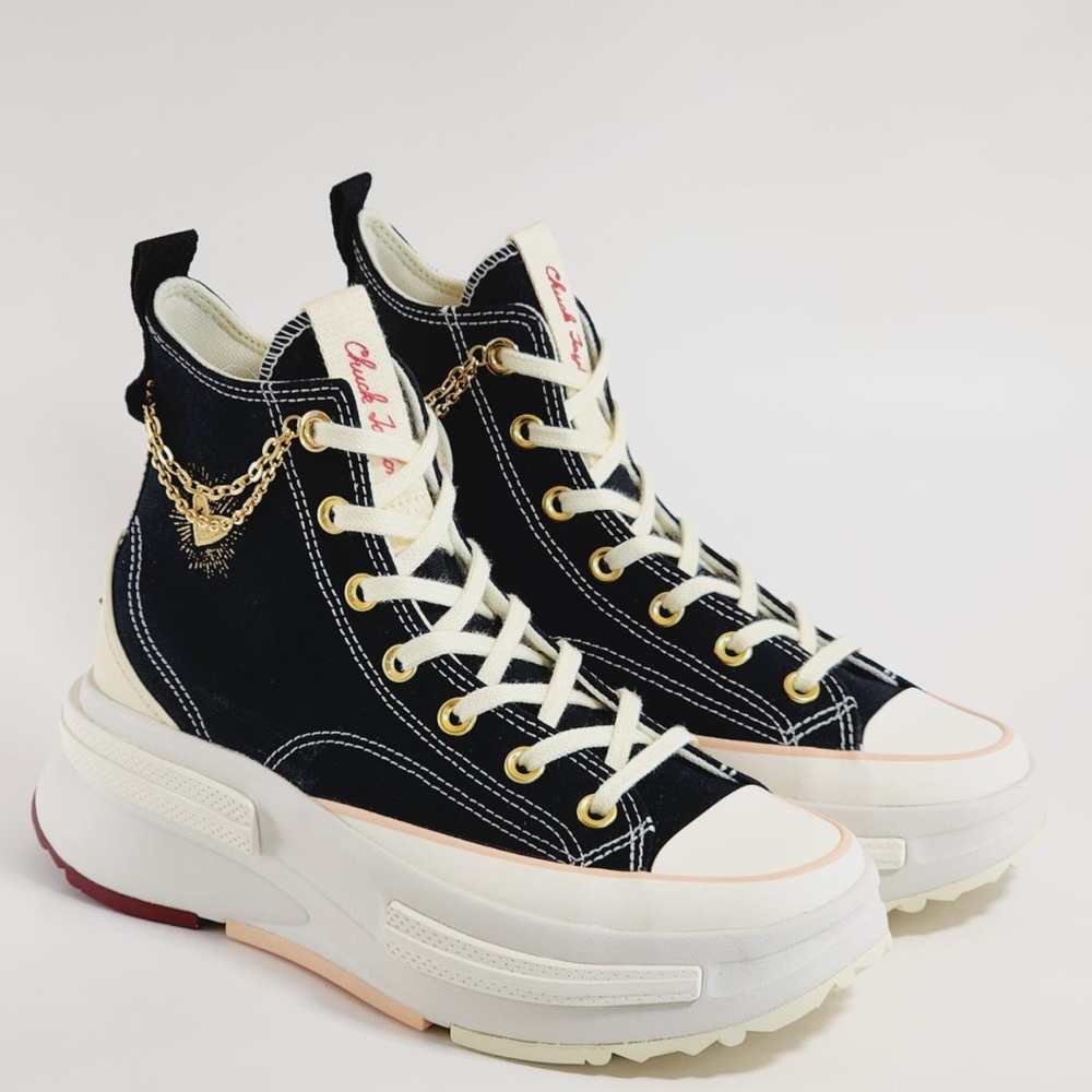 Women's Valentine Converse Chuck Taylor Run Star Legacy CX High Black 6.5